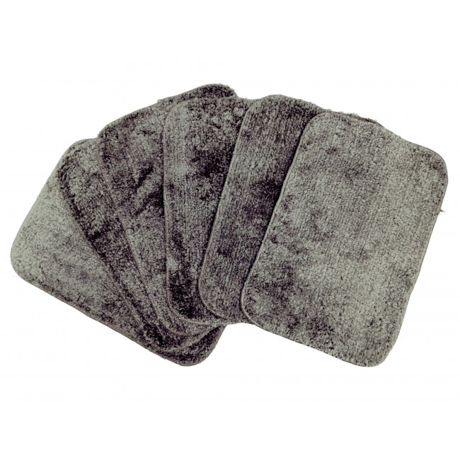 Market Fairy Brown Anti-Skid Door Mats Pack of 5 | Super Absorbent & Washable Microfiber Mats for Home, Bathroom, Kitchen, Living Room